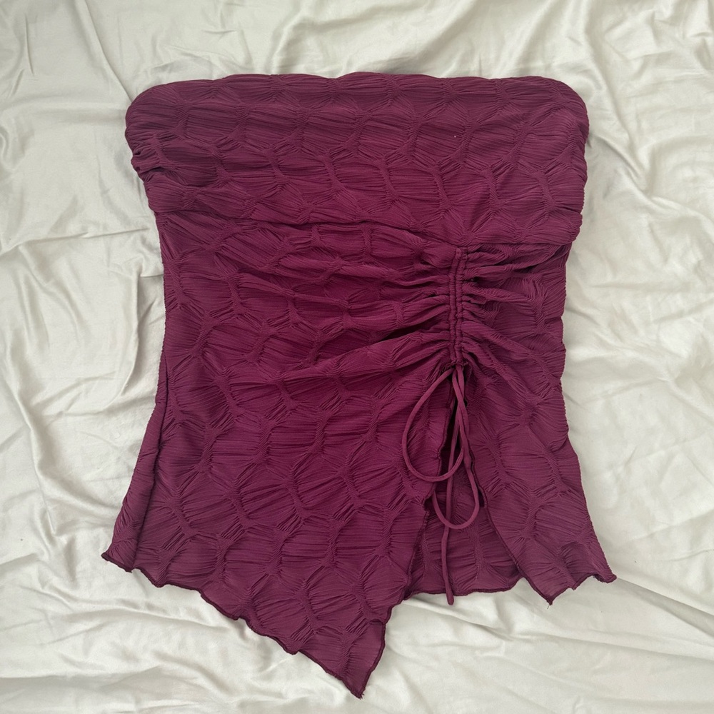 Maroon Tube Top